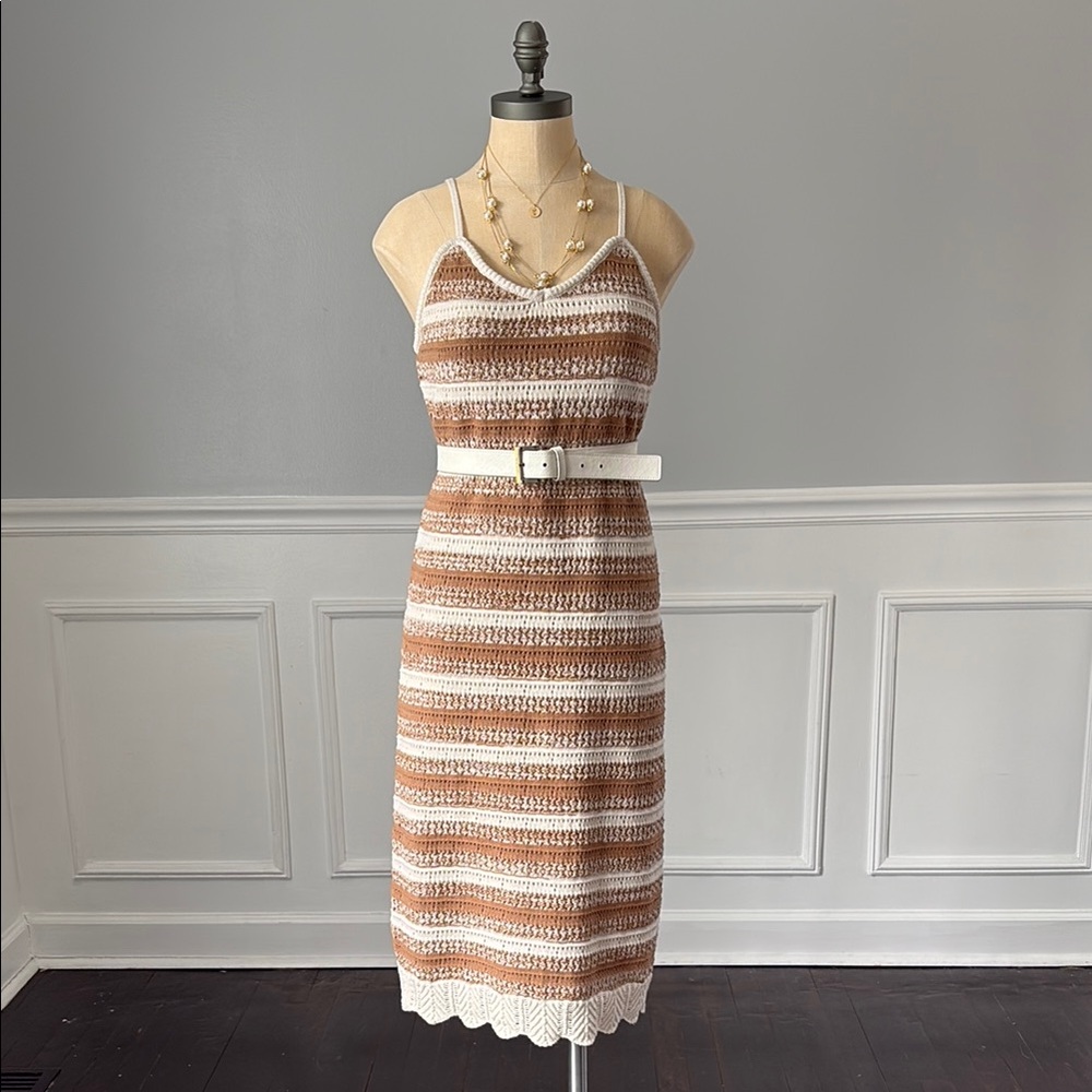Casacabana Striped Knit Dress